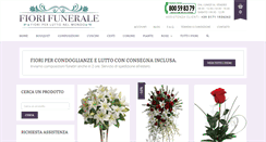 Desktop Screenshot of fiorifunerale.com